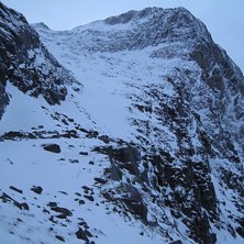 Fin &aring;pen renne som har en barsk exit p&aring; hylle re. Foto: tripman.
