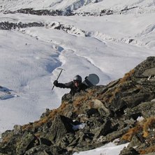 Vi gick i en och en halv timme f&ouml;r att &aring;ka ner t. Foto: Patrik Rieckmann. &Aring;kare: Rikard.