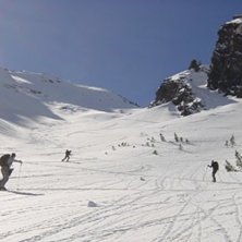 Hiking backcountry i Utah. Stighudar uppf&ouml;r Bonke. Foto: Magnus Lageson. &Aring;kare: Stellan Fries, Niklas Enbom, Fredrik Ericsson.