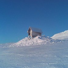 En vacker vinterdag p&aring; &Aring;reskutan.. Foto: Anna Lundemo.
