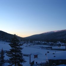 Soluppg&aring;ng i Tand&aring;dalen, det blev en h&auml;rlig dag. Foto: Sarah Bj&ouml;rklund.