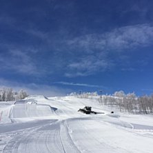 12. april
Kommet nysn&oslash;, ca 10 cm. Blir en flott d.