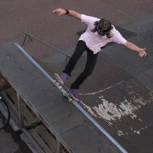 Blunt rock fakie!. Foto: Thomas. &Aring;kare: Jag.