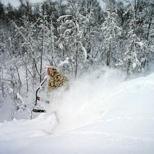 pillowsen bakom stuga 51 under februaristormen. Foto: malena. &Aring;kare: jakob.