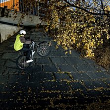 Tiretap en kall h&ouml;stdag. Foto: Gustaf Wennerstr&ouml;m. &Aring;kare: Mathias S&ouml;derlund.