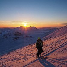 2 grader og str&aring;lende sol! 
L&oslash;rdag morgen og all.
