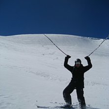 Som sagt f&ouml;rsta sp&aring;ret &auml;r nice.... Foto: Rebecka Beckasin. &Aring;kare: Pierre Jarnbrink.