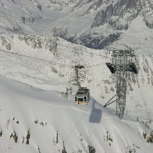 Fantastisk morgon d&auml;r jag lyckades f&aring;nga kabinen. Foto: Magnus Lageson. &Aring;kare: Kabin i Andermatt.