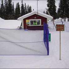 Den legendariske pistvakten Stor-Anders. Foto: David Danielsson.