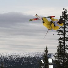 Tog lite kort p&aring; uppv&auml;rmningen innf&ouml;r SGA.. Foto: Hampus Johansson. &Aring;kare: Maximilliam Smith.