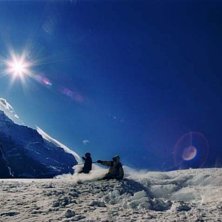 Vi hikede upp p&aring; en liten kam f&ouml;r att f&aring; solen . Foto: Daniel Ahlstrand. &Aring;kare: Gustav Geterud &amp;amp; Marcus Olausson.