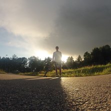 En tur med br&auml;dan. Foto: Oskar Hermansson. &Aring;kare: Oskar Hermansson.