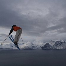 Bosse setter en klassisk &amp;quot;Kongsbergknekk&. Foto: Odd Roar Salamonsen. &Aring;kare: Hans Christian Bosse Moi.