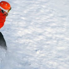 En bild av Kittelfj&auml;ls cowboy och heliguide Micke. Foto: Stefan Lindgren. &Aring;kare: Micke H&ouml;gberg.