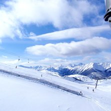 Off the chair at sunshine village. Foto: Tim Dufficy. &Aring;kare: Riley Rice.
