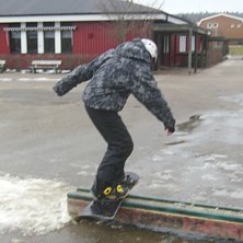 vi skotta sn&ouml; l&auml;nge men det va v&auml;rt det :D. Foto: Niklas G&ouml;rrel. &Aring;kare: Felix Martinsson.