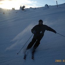 Med sk&ouml;naste antika goggleserna fr&aring;n typ 1972, d. Foto: Niklas Pylad. &Aring;kare: Jag (SethP).