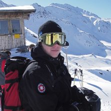 Go bild, precis innan vi ska &aring;ka en off-pist repa. Foto: Adam Jonsson. &Aring;kare: Robin Ljungqwist.