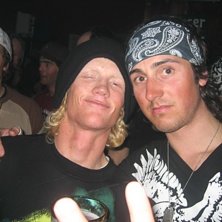 En kompis st&ouml;tte ihop med Tanner p&aring; Funky Chicke. Foto: Christian. &Aring;kare: Tanner Hall.