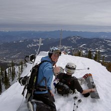 Ivan och jag p&aring; Mt. Roberts!. Foto: Anders Eriksson. &Aring;kare: Ther&eacute;se &amp;amp; Ivan.