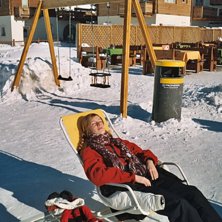 fan va gott ligga och sola i 4 minus grader.
L&auml;n. Foto: Joakim &ouml;hrnberg. &Aring;kare: sofia l&ouml;vgren.