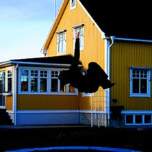 simon hoppar ja&amp;#039; kn&auml;pper :D. Foto: Olof Lundberg (jag). &Aring;kare: Simon Lindberg.