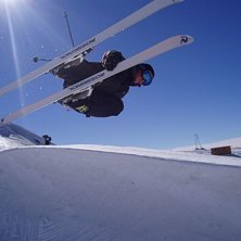 var p&aring; landslagsl&auml;ger med freestyle landslaget, . Foto: Pelle Hjertman. &Aring;kare: Emanuel Hedvall.