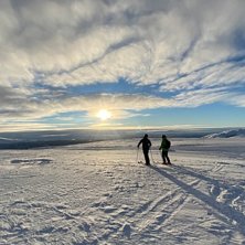 Skutan i februari skinnat upp
fotograf Simon Lars.
