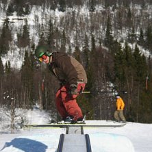 en solig dag i br&auml;cke. PS (jag var n&auml;ra p&aring; o k�. Foto: Fredrik Eriksson. &Aring;kare: Kenneth Jonsson.