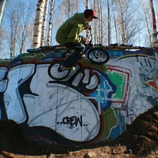wallride. Foto: Pontus. &Aring;kare: Emil.