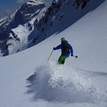 Fint &aring;k ner mot Engelberg efter Urner Haute Route.