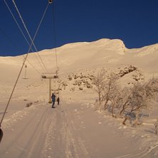 P&aring;v&auml;g upp i liften (-22). Foto: Olov Nystr&ouml;m.