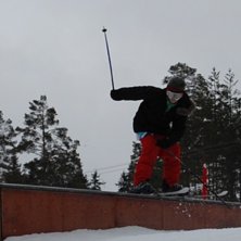 Jag me en sketchy rail. Foto: Jens Fasth. &Aring;kare: Pontus Olsson (jag).