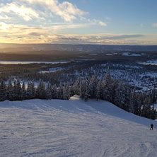 24. Desember 
Fine forhold idag 10 cm med nysn&oslash; o.
