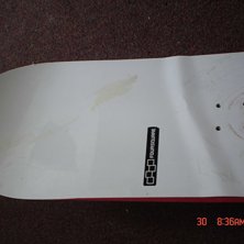 sa har naturen tagit ut sin ratt och knackt min br. Foto: Martin loov. &Aring;kare: min snowboard.