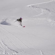 Shyssta sv&auml;ngar ner mot St Christoph - december 2. Foto: Henrik . &Aring;kare: Sophie Kolmodin.