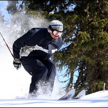 Landning i skapligt djup l&ouml;ssn&ouml;. Foto: Kalle W. &Aring;kare: Simon M.