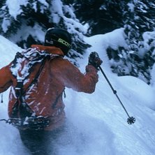 Bottenl&ouml;st puder i r&auml;nnorna vid Chalbers&auml;ss. Foto: Lars Hansson. &Aring;kare: Lukas Welander.