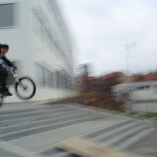 Anders dubblar ocks&aring; trappan. Foto: Erik. &Aring;kare: Anders.