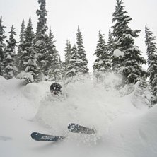 Sn&ouml;ig dag i skogen :). Foto: Alexander Thurban. &Aring;kare: David Clemensson.