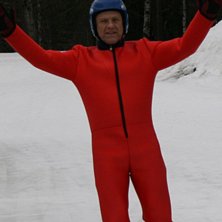 en perfekt dag i linderudkollen det b&ouml;rjar smelta. Foto: Jarl-&Ouml;rjan &Aring;svatne. &Aring;kare: Jarl-&Ouml;rjan &Aring;svatne.