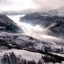 H&auml;rligt att molnen inte n&aring;r upp.. Foto: Petteri Koste.