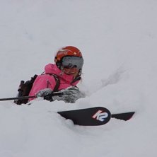 Mycket sn&ouml; var det .. maria tog en djupdykning. Foto: Frida Herndal. &Aring;kare: Maria Appelgren.