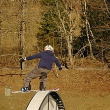 brorsan p&aring; rainbowen i bruket. Foto: Andreas H&ouml;jvall. &Aring;kare: Marcus H&ouml;jvall.