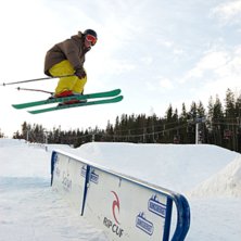 seg 1:a &ouml;ver 5metersrailen i Kungsberg.. Foto: Valter Olsson. &Aring;kare: Elov Olsson.