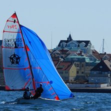 L&auml;ns i full fart in i hamnen.... Foto: Ok&auml;nd. &Aring;kare: Fredrik &amp;amp; Vidar.