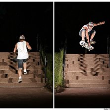 seb. drar en fet caveman p&aring; en 9 steg. Foto: Max Neuriesser. &Aring;kare: Sebastian classon.