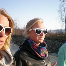 efter  en  heldag i backen.. en prommis i hemavan. Foto: emma  gunnebrink. &Aring;kare: mia &aring; elin.