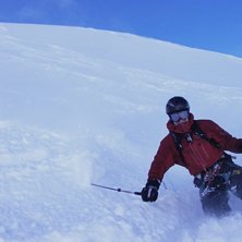 &Auml;ntligen, efter &aring;r av otur med sn&ouml;n.. Foto: Bj&ouml;rn. &Aring;kare: Erik Sal&auml;ng.