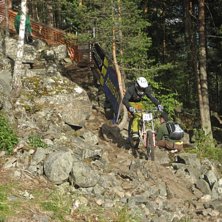 Svenska dh cupen falun -08. Foto: Johan Larsson. &Aring;kare: Fredrik Larsson (jag).
